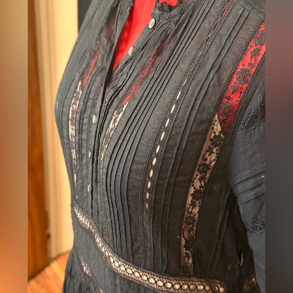 New with Tags Doen Violet Dress, Black, S - Picture 3 of 13